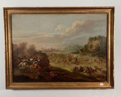 null BERTAUX Jacques
Arcis - sur Aube 1745 - 1818

Combat de cavalerie dans la plaine...