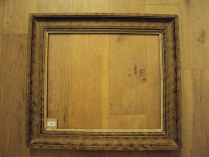null Gorge en bois mouluré et peinte Circa 1950 45,4 x 54,3 cm - Profil: 8,7 cm ...