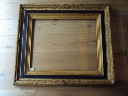 null Cadre en bois et stuc doré dit Barbizon Epoque Napoléon III 52,3 x 64,2 cm -...