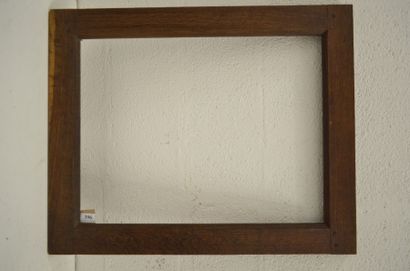 null Cadre plat en chêne avec un chanfrein à la vue Circa 1940 43,5 x 57 cm - Profil:...