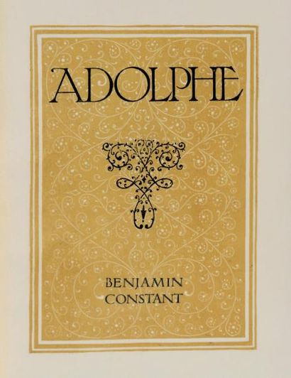 CONSTANT (Benjamin) Adolphe. Les Baux-en-Provence, Les Livres de Louis Jou, 1953....