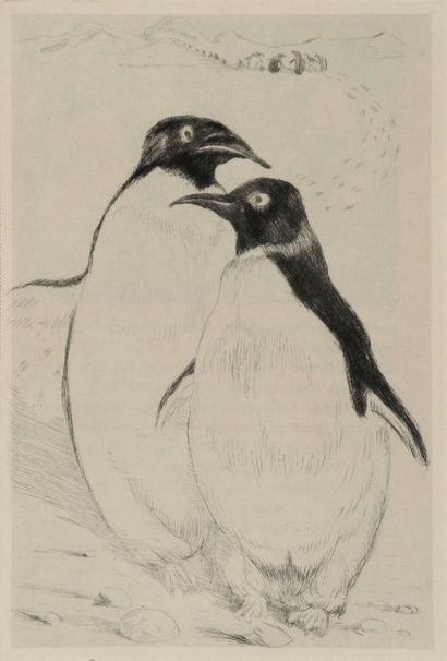 FRANCE (Anatole) L'Île des pingouins. Paris, Éditions Lapina, 1926. 2 volumes in-4°...