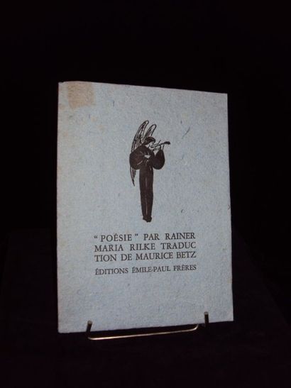 RILKE (Rainer Maria) Poésie. Traduction par Maurice BETZ. Paris, Émile-Paul Frères,...