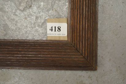 null Cadre en chêne mouluré de type Degas. Circa 1900. 37,5 x 50 cm - Profil: 5 ...