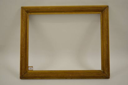 null Cadre en bois mouluré et doré de genre Degas. Circa 1900. 51,2 x 65,9 cm - Profil:...