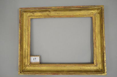null Gorge en bois mouluré et doré Début du XIXème siècle (restauration) 19 x 26...
