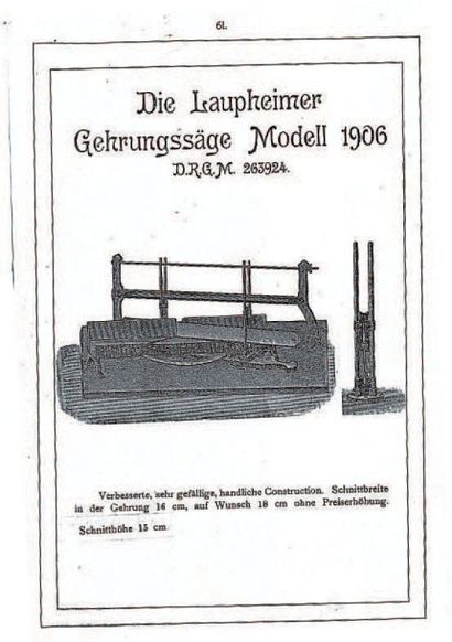 null Scie à coupe d'onglets en bois, acier, laiton et cuivre Circa 1906 (Quelques...