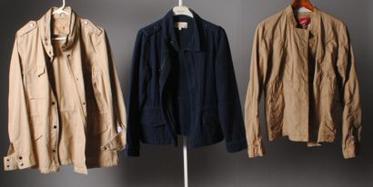 LOFT Vintage, ARELINE, TOOKBIS Vintage Lot comprenant une veste en lin bleu marine...