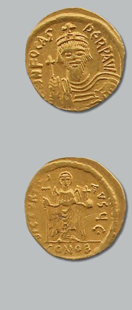 null - PHOCAS (602-610). Solidus. Constantinople. R. 1181 TTB à superbe.
