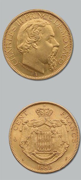 null - Charles III (1856-1889) 100 Francs or. 1882. G. 106 5 000 ex. Pr. superbe...