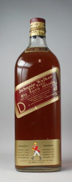 null 1 double magnum Whisky Johnnie Walker red label 