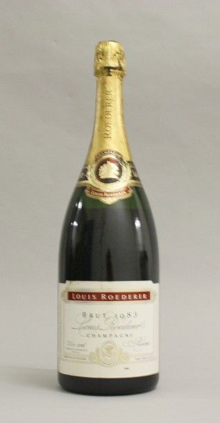 null 1 magnum Champagne. Roederer 1983 - En Coffret Niveau bas.