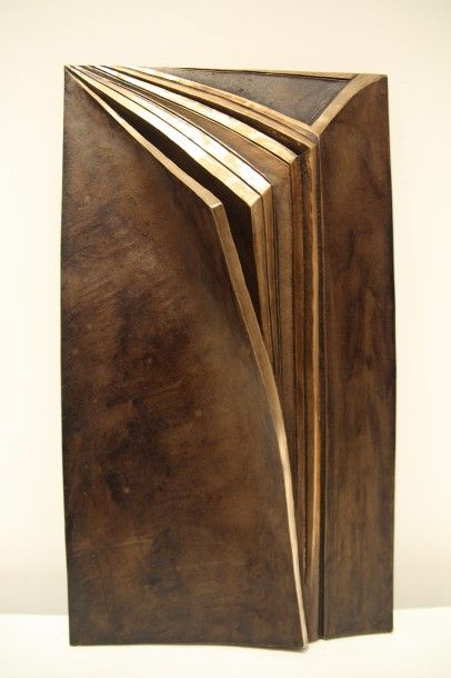 null Virginie BASSETTI "Connaissance" 2/8 Bronze 35 x 20 cm