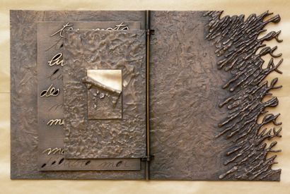 null Virginie BASSETTI "Wall book" I/IV Bronze 
