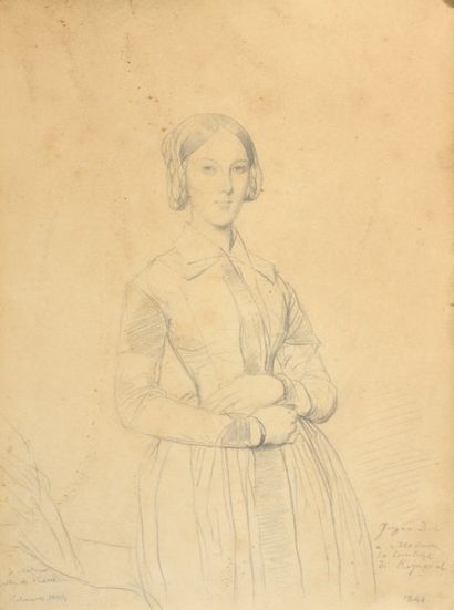 null Henri LEHMANN (Kiel 1814 – Paris 1882)

Portrait de la comtesse Alphonse Gérard...