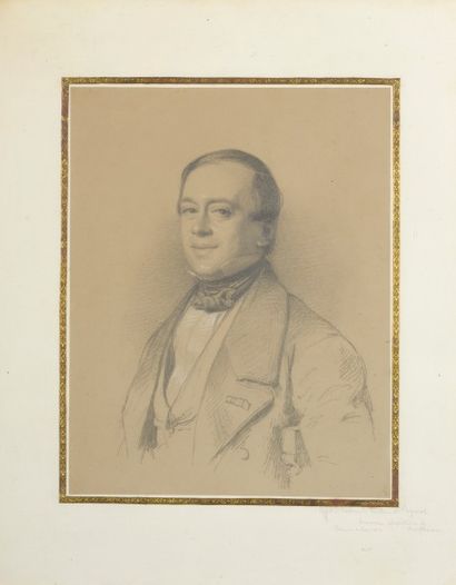 null Rudolf LEHMANN (Ottense 1819 – Bournemede 1905)

Portrait du comte Alphonse...