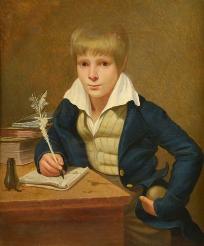 null Étienne-Jean DELECLUZE (Kiel, 1781 - Paris, 1863)

Portrait présumé d’Armand...