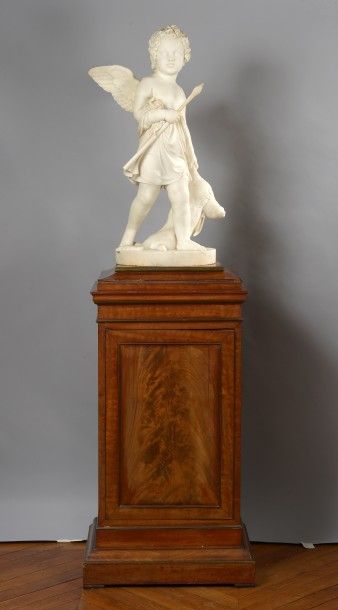 null Pietro TENERANI ( Carrare 1789 - Rome 1869)
Deux statues formant pendants en...