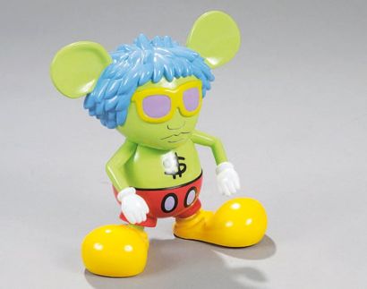 Keith HARING (d'après) Andy Mouse, 2005 Sculpture en vinyle de couleur,é ditée à...