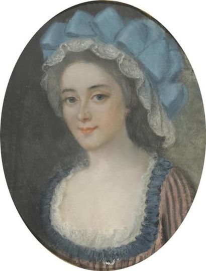null Ecole française fin XVIIIème siècle
Paire de portraits
Pastel
56 x 45 cm
Mauvais...