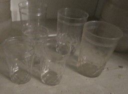 BACCARAT (?) Ensemble de verres comprenant cinq verres à orangeade, douze verres...