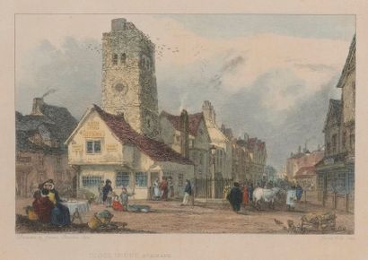 null James BURTON junior, gravé par George COOKE Le clocher de Saint Albans
Gravure...