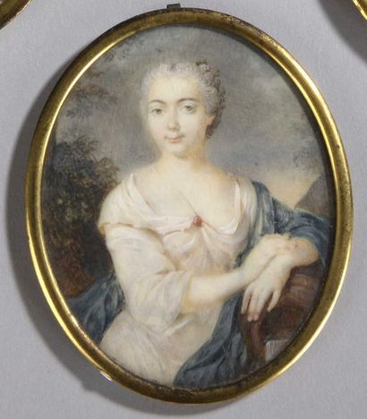 null Anne Charlotte Joséphine d'Agay (ou Dagay), marquise de
Sainte Croix, en Source
Miniature...