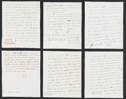 null Lettre signée Np (1 pp. 1/3. in-4), rédigée par le Baron Fain, adressée de Paris...