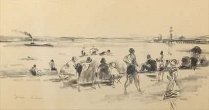 null Paul Elie GERNEZ (1888-1948)

La plage d’Honfleur 

Crayon.

Signé en bas à...