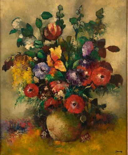 null Paul Elie GERNEZ (1888-1948)

Vase de fleurs

Huile sur toile.

Signée en bas...