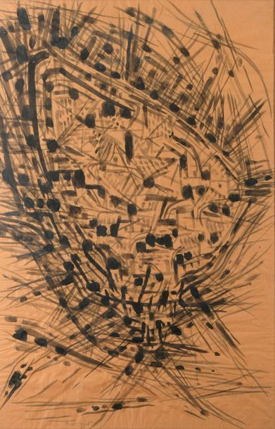 null Alfred MANESSIER (1911-1993)

Composition

Encre sur papier

Signée en bas à...