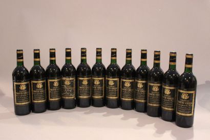 null 12 bouteilles CHÂTEAU TROTTE VIEILLE 1990 1er GCC classé B Saint Emilion (caisse...