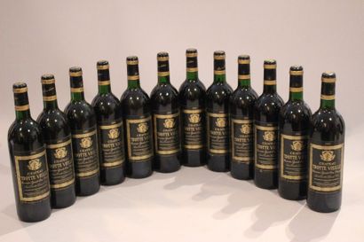 null 12 bouteilles CHÂTEAU TROTTE VIEILLE 1990 1er GCC classé B Saint Emilion (caisse...