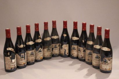 null 12 bouteilles POMMARD 1999 Domaine du Pavillon Albert Bichot (étiq. très Abîmées,...