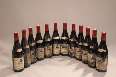 null 12 bouteilles POMMARD 1999 Domaine du Pavillon Albert Bichot (étiq. Abîmées...