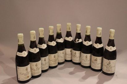 null 10 bouteilles CORTON le Bressandes 1988 GC Antonin Guyon (étiq abîmées)