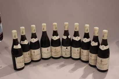 null 10 bouteilles CORTON le Bressandes 1989 GC Antonin Guyon (étiq abîmées)