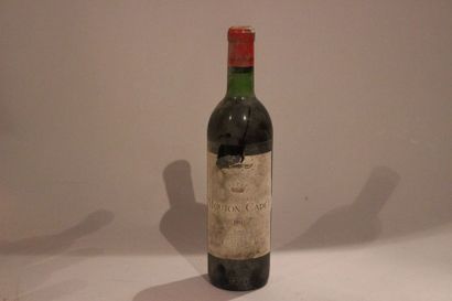 null 1 bouteille MOUTON CADET 1973 (étiq abîmée, légèrement bas)