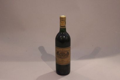 null 1 bouteille CHÂTEAU BATAILLEY 1988 NTLB, (étiq abîmée, légèrement bas)