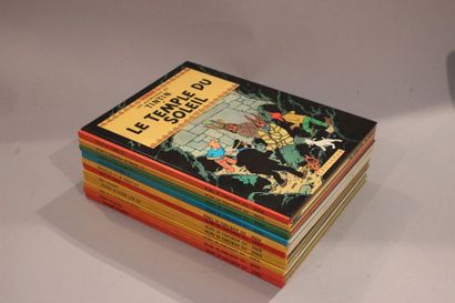 null HERGE 

Tintin 12 albums RE Dos carrés
