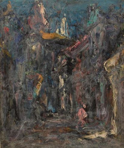 null Elemer VAGH-WEINMANN (1906-1990)
Rue de paris
Huile sur toile.
55 x 86 cm