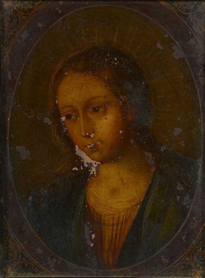ECOLE DU NORD, XVIIème siècle
Sainte priante...