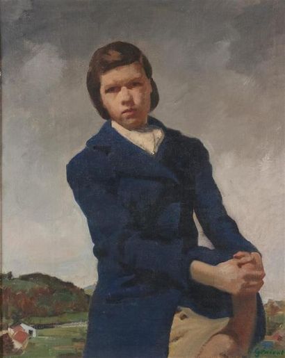 null Robert GENICOT (1890-1981)
Portrait de Marie, fille de l'artiste
Huile sur toile....