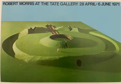 ROBERT MORRIS (1931-2018) Lot de deux affiches de l’exposition Robert Morris, 28...
