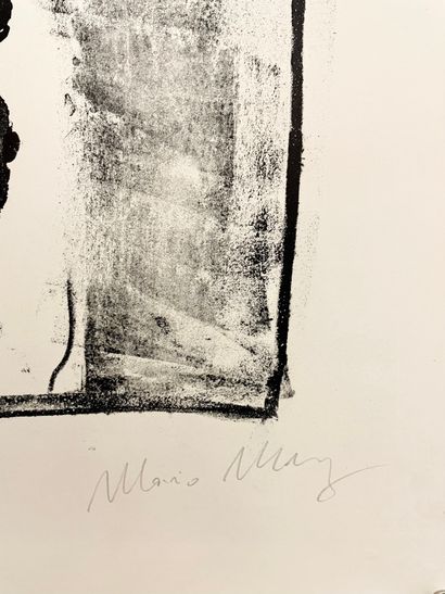 Mario MERZ (1925-2003) 
Untitled II circa 1990 Lithograph on paper




Signed lower...
