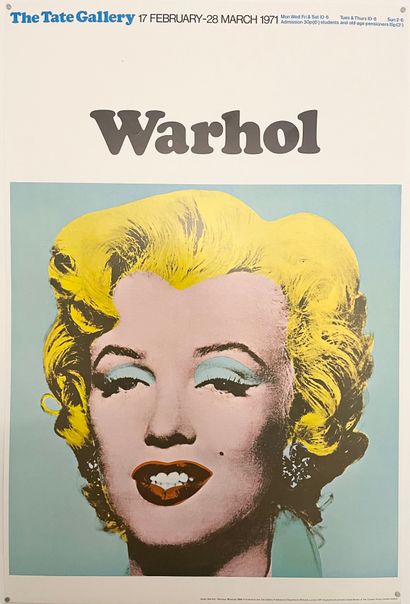 Andy Warhol (1928-1987) 
1971 Poster for the Andy Warhol exhibition, February 17-March...