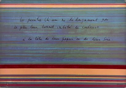 Jean-Michel MEURICE (né en 1938) & Roland BARTHES (1915-1980) Placard Roland Barthes...