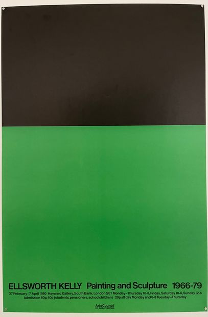 Ellsworth Kelly (1923-2015) 
Lot including two posters:




- Poster for the exhibition...