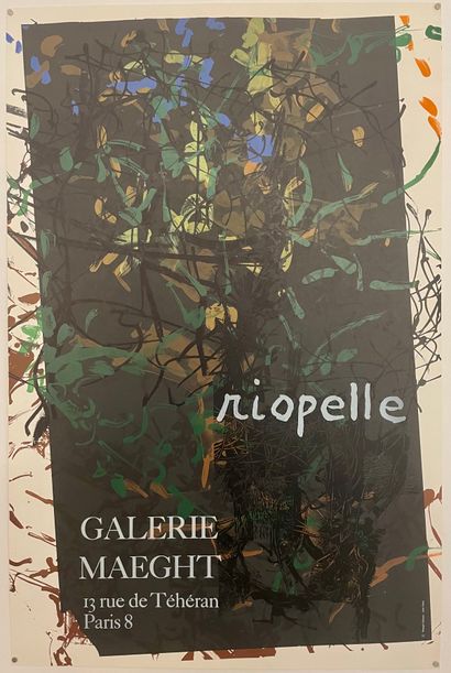 Jean-Paul RIOPELLE (1923-2002) 
Poster lithograph for the Maeght gallery, Paris




Edition...