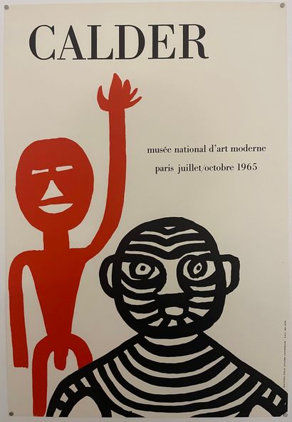 ALEXANDER CALDER (1898 - 1976) 
1965 Poster for the Calder exhibition at the Musée...